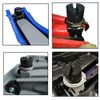 x2 Jack Pad Adapter Pinch Weld Side Frame Rail Protector Car Lift Tool Rubber US
