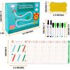 Thrseely Scribble Smart Workbook, Fast-Track Young Minds, Scribble Smart Reusable Workbook, Little Curious Minds Scribblesmart, Scribblesmart Workbook Handwriting Practice-Level 1