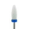 TAFS® Ceramic Bullet Shape Flame Drill Bit for Electric Rotary Nail File, Medium