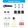 ZOSI 1080P Dome Security Camera System 8CH 5MP-Lite DVR Remote Control Motion IR