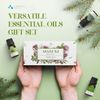ASAKUKI Essential Oils Set, Starter Kit Essential Oils for Diffusers for Home Top6 Aromatherapy Oils Gift Set 6 * 10mL, Includes Lavender, Eucalyptus, Lemongrass, Tea Tree, Sweet Orange, Peppermint
