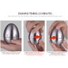 Ranvi Kitchen Timer, Egg-Shaped Stainless Steel Mechanical Rotating Timer, 60 Minutes Cooking