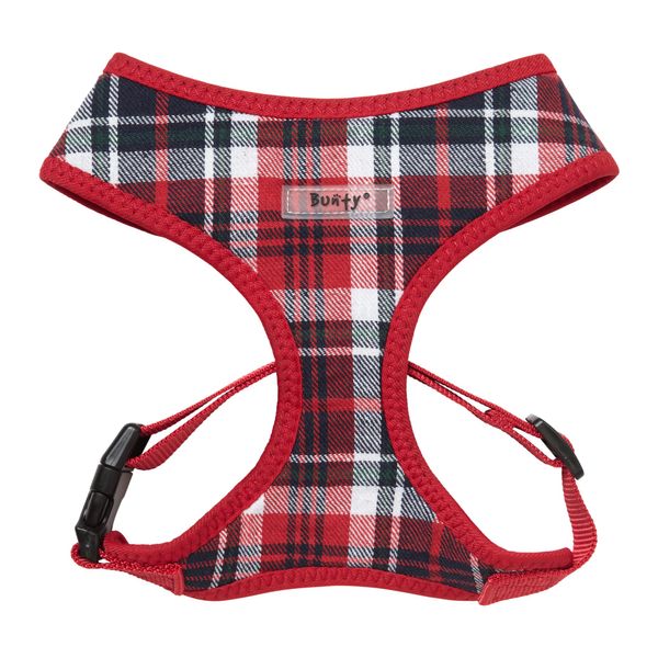Bunty Large No Pull Dog Harness - Soft, Breathable, Durable, Adjustable Vest Harnesses, Lightweight, Anti Pull - Large, Tartan