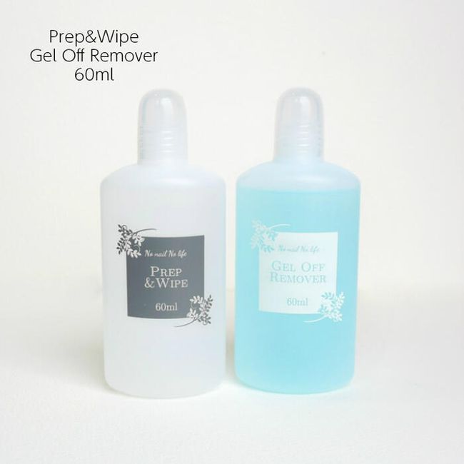 [Set of 2] Made in Japan Gel Nail Remover Cleaner 60ml Set Off Cleanser