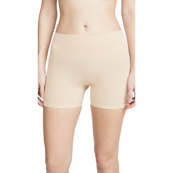 Yummie Women's Ultralight Seamless Shapewear Short, Frappe, Small/Medium