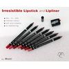 Maroon Red Makki Irresistible Lipstick & Lip Liner pencil intense rich colour finish long stay two-in-one soft and creamy no feathering, smudge-proof, extremely gliding, lip art and designer lips