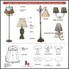Royal Designs, Inc. Empire Hardback Chandelier Shade CS-118BLK/GL-6, Black with Gold, 4 x 6 x 5.5, Pack of 6