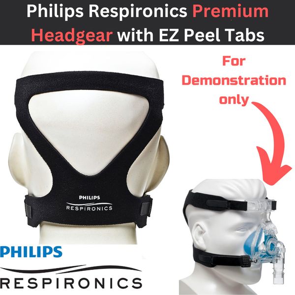 Philips Respironics Premium Headgear w/ EZ Peel Tabs Comfort Series CPAP Masks