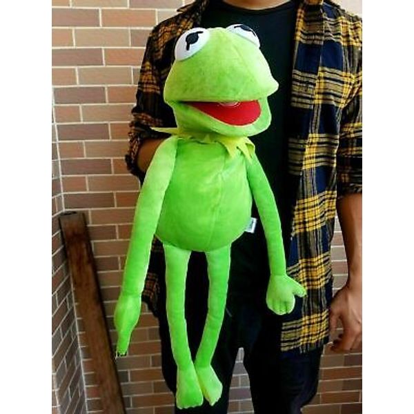 23" Kermit the Frog Hand Puppet Soft Plush Doll Toy Kids Best Christmas Gift