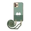 iPhone 15 Case Shoulder iPhone 15 Cover Shoulder Type Shoulder Cute Green