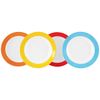 Gimex Colour Line Soup Plates, Set of 4, Rainbow