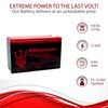 Neptune Replacement Razor E300/E300S/E325 Version 5-12 Battery Upgrade 12V 8AH - 2 Pack