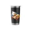 Sleeping Eagle Bed Eagle Lover Napping Cute Eagle Sleeping Stainless Steel Insulated Tumbler