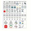 Electrical Panel Label Sticker, 57pcs/set Of Electrical Box Electrical Panel Cir