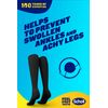 Scholl Flight Socks - Cotton Feel, Black , Size 3-6, 1 Pair