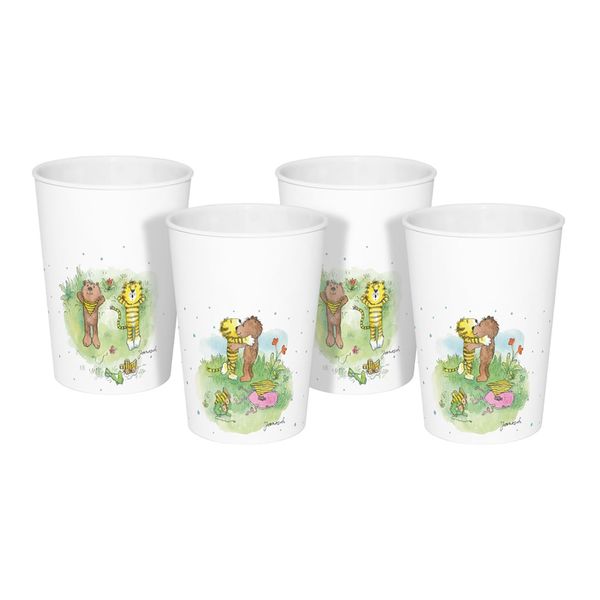 Geda Labels Janosch Kids Drinking Cups Set of 4 330 ml Polypropylene