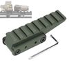 Phoking Optic Riser Mount Picatinny Rail Fast Riser Red Dot Riser for Red Dot Sight Scope Optics