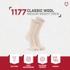 FoxRiver Standard Classic Wool Medium-Weight Sport Crew Socks, Natural