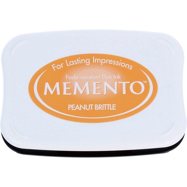 Tsukineko Memento Dye Ink Pad-Peanut Brittle, One Size