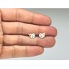 Palette and Paintbrush Stud Earrings 925 Sterling Silver