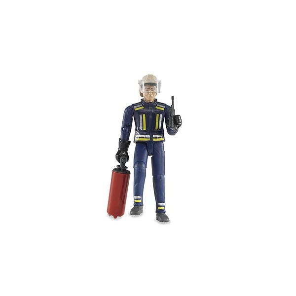 Bruder Fire Fighter Figure with Extinguisher