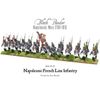 Napoleonic French Line Infantry - Black Powder - 24 Hard Plastic and Metal Models