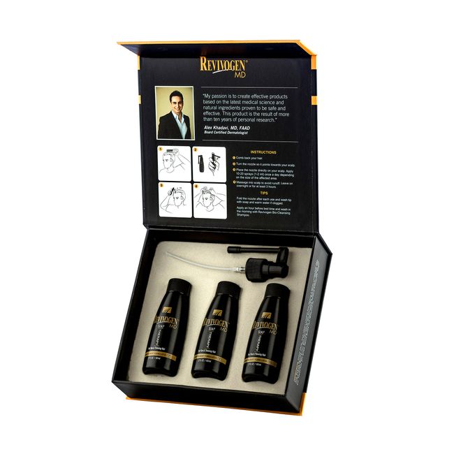 REVIVOGEN MD Scalp Therapy. Natural Hair Loss Solution for Fine & Thinning Hair.