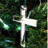 Super Cool Creations Cross Christmas Tree Decoration - Mirrored - Standard 7cm