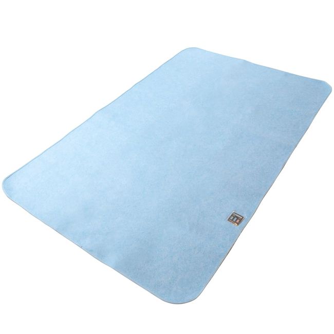 Rakuken Dehumidifying Sheet Double 70.9 x 43.3 inches (180 x 110 cm), Washable Bed Pad, Nursing, Dehumidifier, Moisture Absorption, Sheet, Bed, Comforter, Washable, Wash, Anti-Stuffiness,