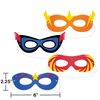 Superhero Party Masks, 4 ct