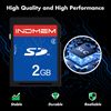 INDMEM SD Card 2GB Class 4 Compatible SLC Flash Memory Card Security Digital Card (2GB 2pcs)