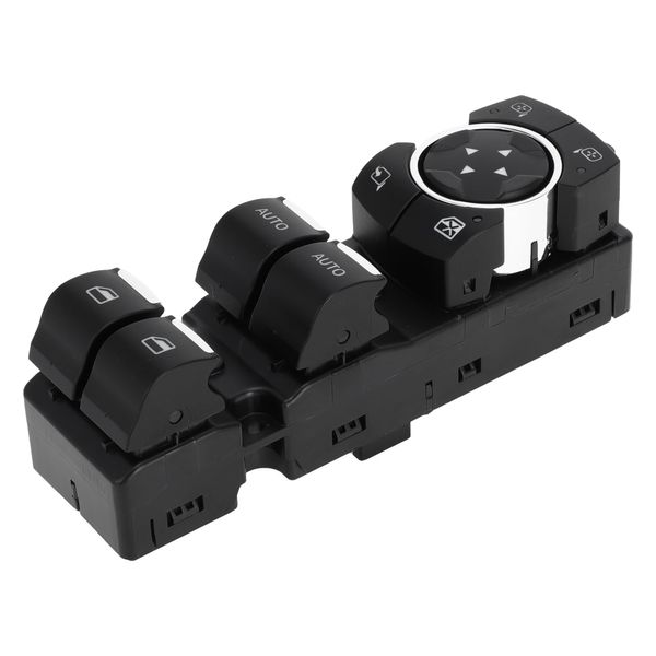 A ABSOPRO Power Window Switch for Ford Explorer 2011-2015 Window Control Switch ABS Black Front Driver Side