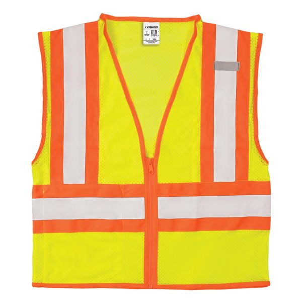 High Visibility Vest, Class 2, 5XL, Lime
