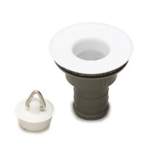 Caravan Stuff 4 U Plug Stopper - White Plastic - ¾" Waste & Plug