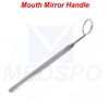 Dental Mouth Mirror Handle Teeth Examination Cleaning Explorer Dressing Forceps