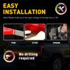 For Nissan Frontier 60" 3 Row Tailgate LED Light Bar Brake Reverse Stop Strip