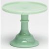 Cake Plate Round Plain & Simple Mosser Glass (6", Jadeite)