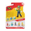 Super Mario 4-Inch Acation Figures Luigi with Red Mushroom