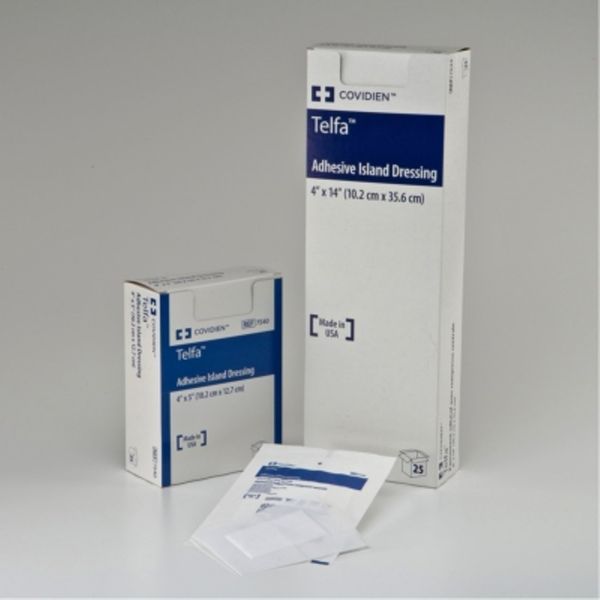 Telfa Ouchless Non-Adherent Dressings - Sterile - 2X3 - Box of 100 - Model 1961