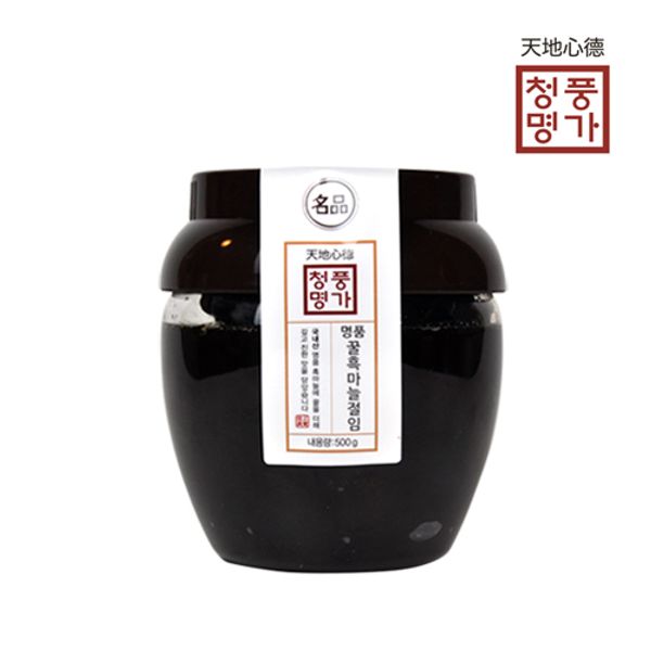 Cheongpung Myeongga Luxury Pickled Honey Black Garlic 500g, 1ea