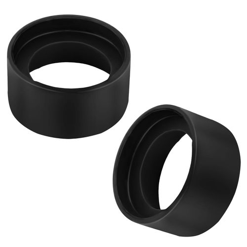 2pcs Industrial Eyepiece Eye Cups, Rubber Binocular Eye Cover Eye Guards Caps Protective Cover Eyepiece Cover Eye Cups Replacement Accessories for 32-36mm Flat Angle Stereo Microscopes (Black)