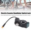 Electric Scooter Handle Switch Lock Screen, Voltage Readings, ABS Material, 2 Keys for Kugoo M5 with Waterproof Function