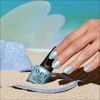 OPI Nail Lacquer, Opaque & Vibrant Pearl Finish Blue Nail Polish, Up to 7 Days of Wear, Chip Resistant & Fast Drying, Summer 2023 Collection, Summer Make the Rules, Surf Naked​, 0.5 fl oz