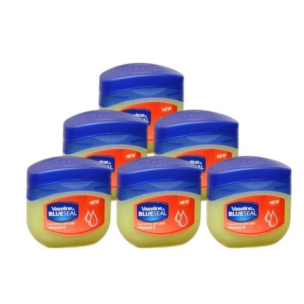 Vaseline  Petroleum Jelly, Vitamin E, Travel Size 1.7 Oz(50ml), Pack of 6