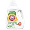 Arm & Hammer Sensitive Skin Free & Clear, 105 Loads Liquid Laundry Detergent