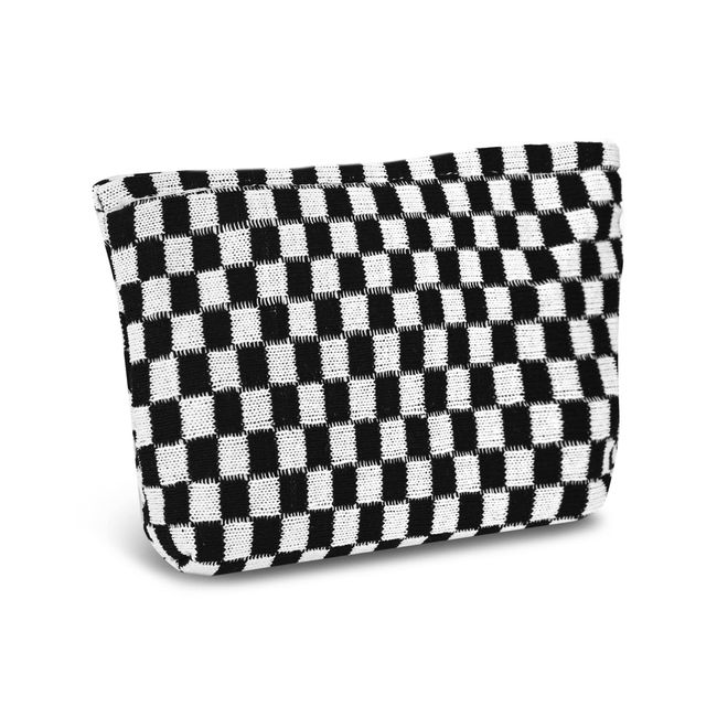 Plaid Makeup Bag Checkered Makeup Bag Travel Toiletry Bag Checkered Cosmetic  Bag Portable Makeup Bags Pouch Travel Organizer Cases for Women Girls  Vacation Travel Cosmetic Bag Pink 