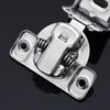 10 Pack Soft-Close Compact Concealed 1-1/2" Overlay 105° Cabinet Hinges Hardware