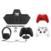 Plauduct Stereo Headset Adapter for Xbox One/Series S|X Controllers, Mic Headphone Adapter Kit
