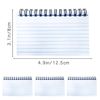 4 Pack Index Cards - 200 Lined Flash Cards for Office, School, Memory, Sticky Note (White)