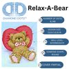 DIAMOND DOTZ Painting, Beginner Kit, Relax a Bear, 28 x 36cm